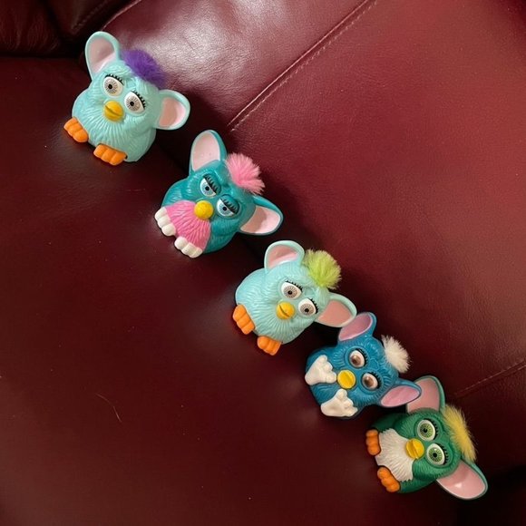 Furbies McDonalds set of 5 Happy Meal Toys 1998 - Picture 3 of 16